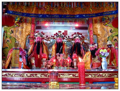 增城市派潭镇灵山三忠庙的传说