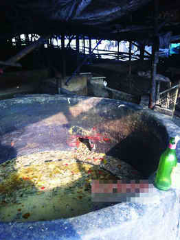 增城市石滩镇潲水油的生产销售黑幕被曝光