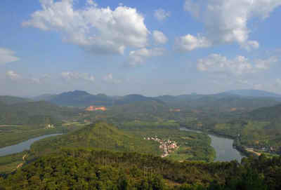 增城市正果镇西湖滩村的师爷山胜景