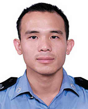 为保护战友而献身的增城市辅警杜镇营烈士