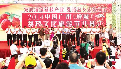 2014年增城市荔枝文化旅游节开幕 多项活动助推荔乡展风姿 吸引四方游客到访
