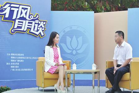 增城市小楼镇曾鸿斌做客“行风月月谈”节目:倾听百姓声音 共建幸福小楼