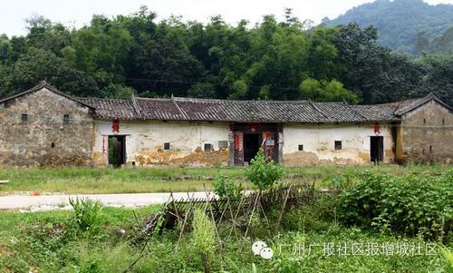 相传为太平天国翼王石达开家族祖祠的增城市派潭镇河大塘围龙屋