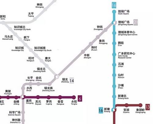 增城市密谋高大上的交通规划 镇街间  10大新型有轨电车线路曝光