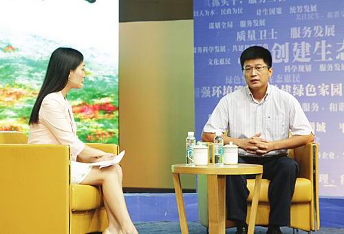广州市增城区永宁街尹中威做客“行风月月谈”节目:共创宜居宜业新永宁
