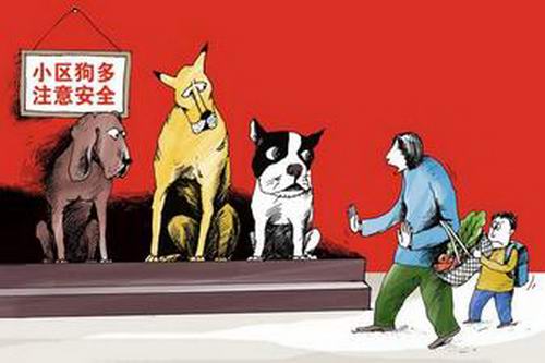 增城社区不文明养犬出现三大乱象 物管对狗扰民行为 只能劝阻不能执法