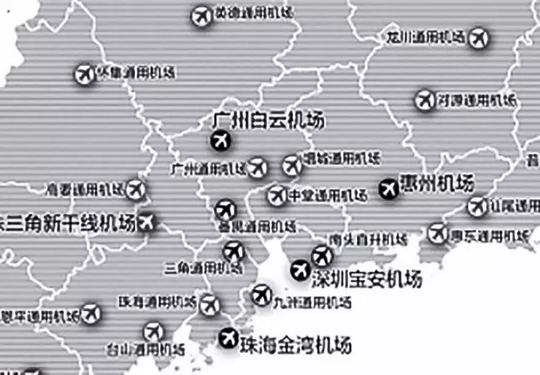 在调研违法建设查控 广州第二机场定在增城区 并非珠三角新干线机场