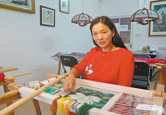 增城区粤绣坊师傅李先兰 开门传授技艺培训  期盼多培养些粤绣传承人