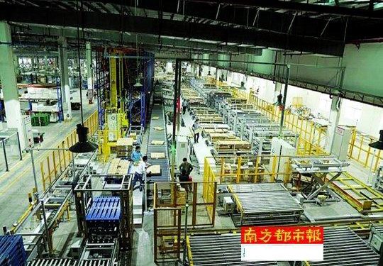 位于增城工业园的司米橱柜工厂 以欧洲“工业4.0”概念为目标打造的现代工厂