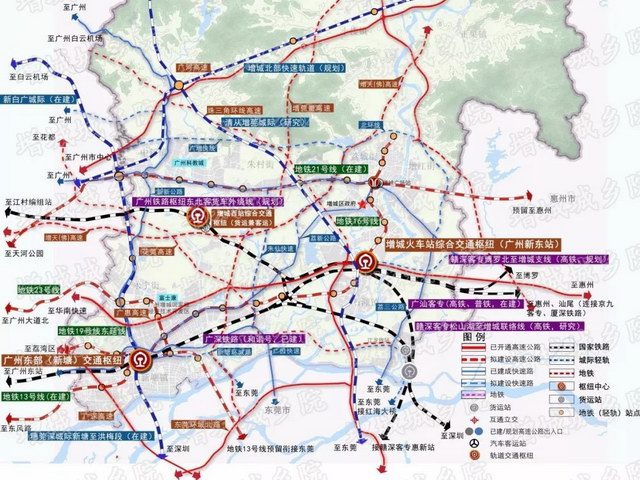 增城区步入交通开挂时代 通了13号线和21号线两条地铁 又要建有轨电车