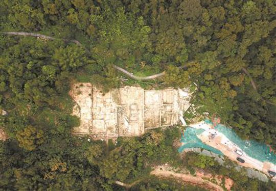 莲花书院遗址地处增城区南香山东南山麓 岭南地区保存最好明代书院遗址