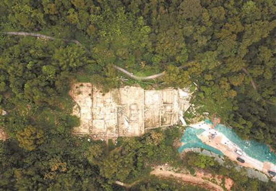 莲花书院遗址地处增城区南香山东南山麓 岭南地区保存最好明代书院遗址