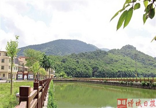 增城区派潭镇派潭村改善农村人居环境 推进旅游综合体项目建设