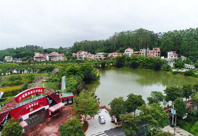 增城区增江街大埔围村风景美如画 成功创建国家3A级旅游景区的村落