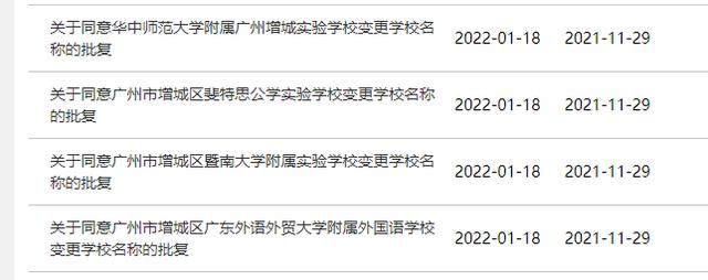 广州增城共4所民办学校更名 未来或将转型公办？增城将拥有优质教学资源