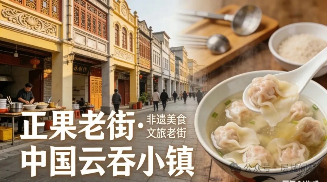 从知名度、影响力、店铺密度到头部品牌 增城区正果老街的"云吞小镇"实至名归